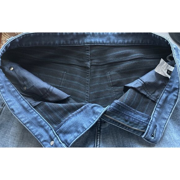 Gucci Blue Jeans Straight Fit Mid-Wash 5 Button Pockets GG Classic Size 36x27 - Picture 9 of 9